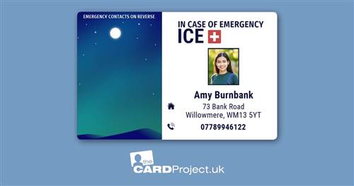 Aurora Sky ICE Photo ID Card (FRONT)